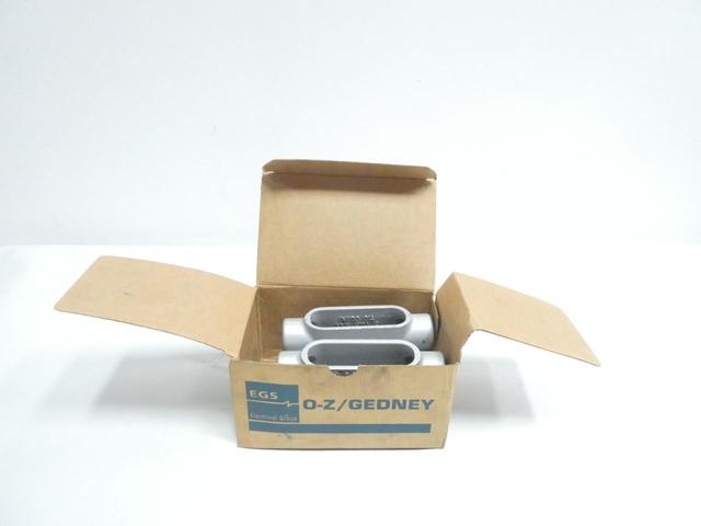 BOX OF 5 EGS OZG C27 IRON CONDUIT OUTLET BODY 3/4IN