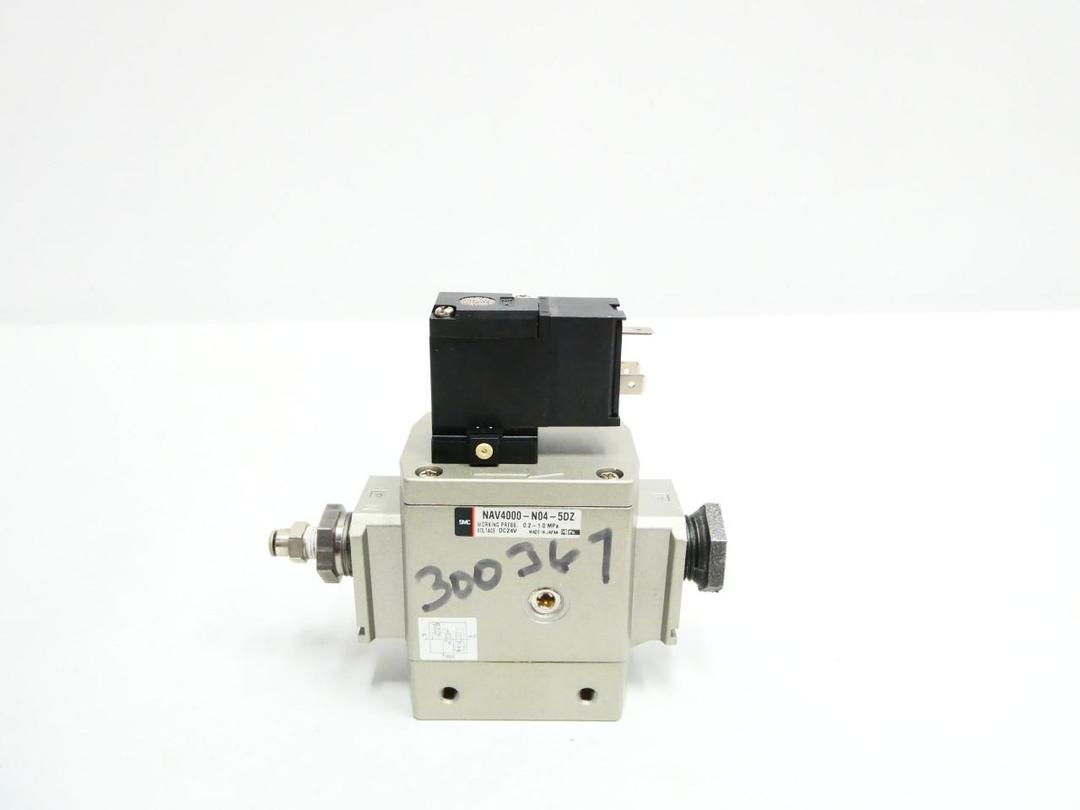 SMC NAV4000-N04-5DZ PNEUMATIC SOLENOID VALVE 21-26V-DC 1/2IN NPT 150PSI