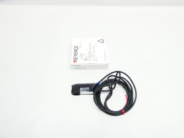 KEYENCE FS-N11P FIBER OPTIC SENSOR 12-24V-DC