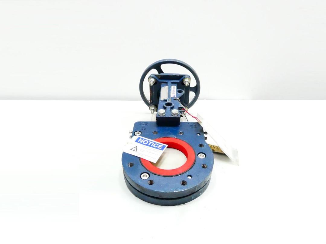 FABRI-VALVE ULV MANUAL STEEL LUGGED KNIFE GATE VALVE 4IN 150