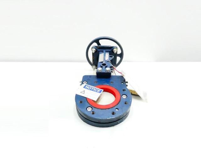 FABRI-VALVE ULV MANUAL STEEL LUGGED KNIFE GATE VALVE 4IN 150