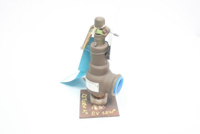 KUNKLE 6010FE01 BRONZE THREADED RELIEF VALVE 140PSI 1IN NPT 918SCFM