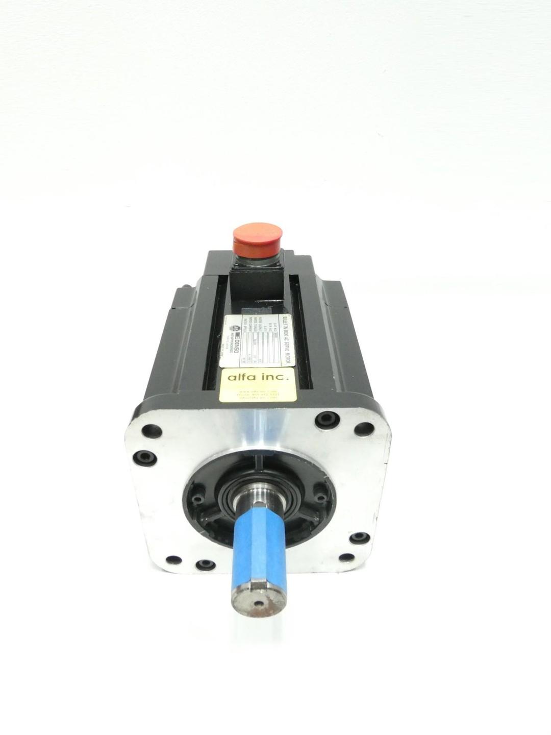 ALLEN BRADLEY 8500-B1C-K1B SERVO MOTOR 1.2KW 1000RPM 102LB-IN