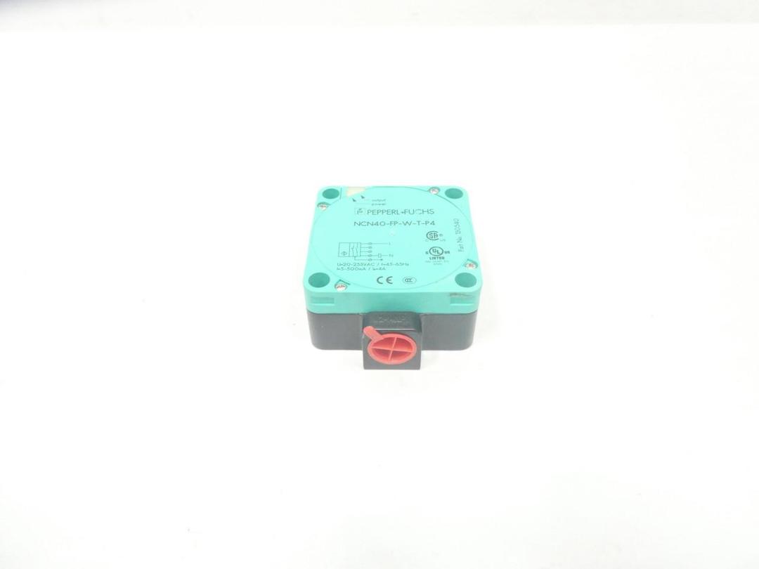 PEPPERL FUCHS NCN40-FP-W-T-P4 INDUCTIVE SENSOR 20-253V-AC