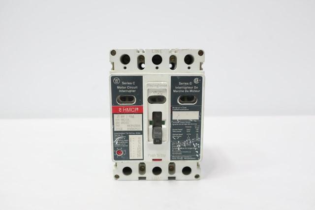 WESTINGHOUSE HMCP015E0S MOLDED CASE CIRCUIT BREAKER 3P 15A 600V-AC 250V-DC