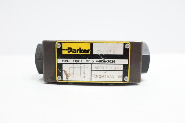 PARKER CPOM2AAN 60 HYDRAULIC CHECK VALVE 5000PSI