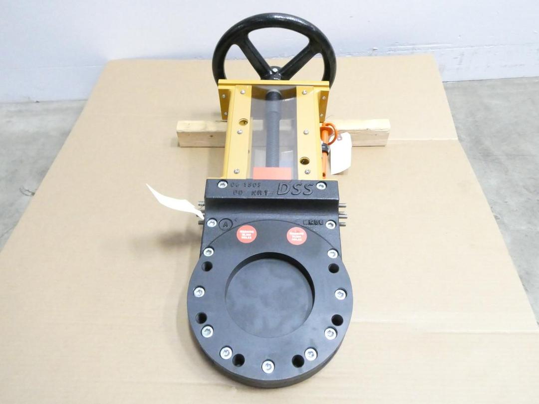 DSS SV1S06-NI-SS-AF/1-HW-S19 MANUAL NICKEL STAINLESS KNIFE GATE VALVE 6IN 150