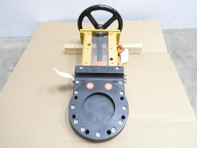 DSS SV1S06-NI-SS-AF/1-HW-S19 MANUAL NICKEL STAINLESS KNIFE GATE VALVE 6IN 150