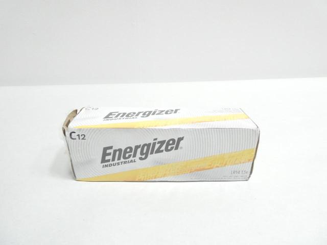 BOX OF 12 ENERGIZER LR14 ALKALINE C BATTERIES 1.5V