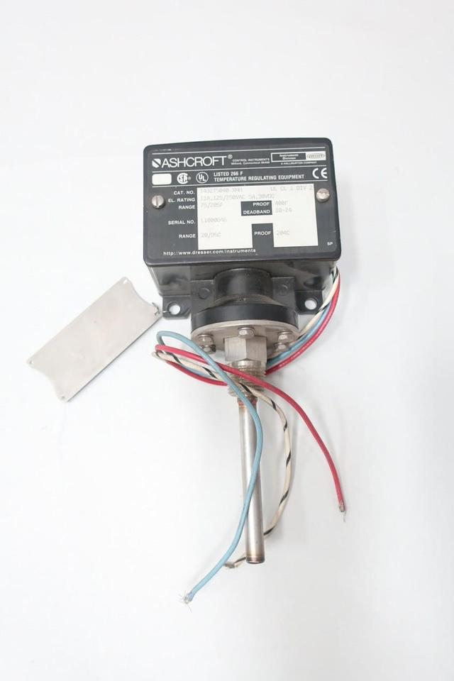 ASHCROFT T432TS040 XNH TEMPERATURE SWITCH 75-205F 125/250V-AC