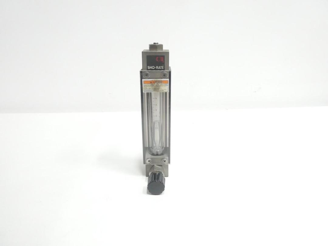 BROOKS 1358F1E1EC2B1A SHO-RATE VARIABLE AREA FLOW METER 0-5GPM 3/8IN NPT