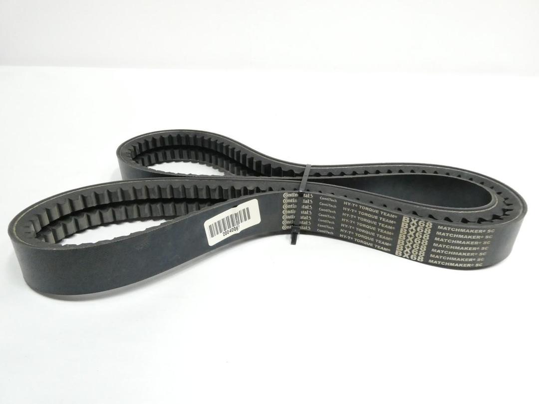 CONTINENTAL BX68 HT-T TORQUE TEAM 2 BAND COGGED V-BELT 68IN 1-1/2IN
