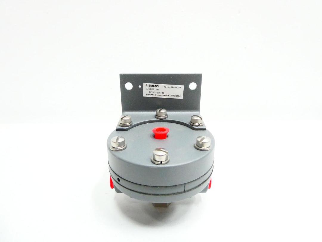 SIEMENS 61F PNEUMATIC BOOSTER RELAY 1/4IN NPT