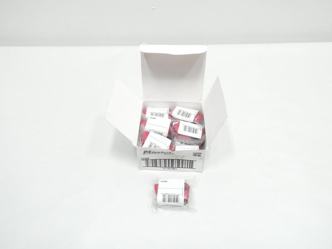 BOX OF 12 MASTER LOCK S2394 MINIATURE CIRCUIT BREAKER LOCKOUT