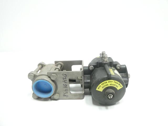 JAMESBURY SP25-B 3A-3600TT-3 PNEUMATIC STEEL BALL VALVE 1-1/2IN 1000 CWP