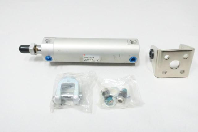SMC CDG1UN50-125Z-NW DOUBLE ACTING PNEUMATIC CYLINDER 50MM 125MM 145PSI