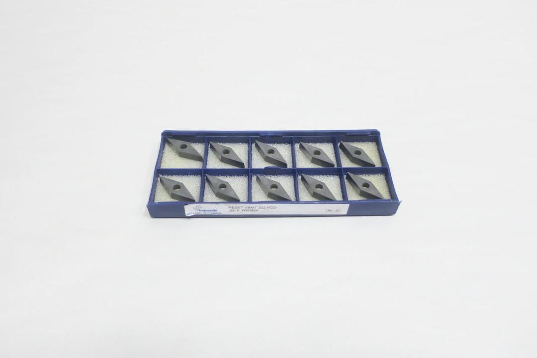 SET OF 10 INDEXABLE VBMT-332 CARBIDE INSERT