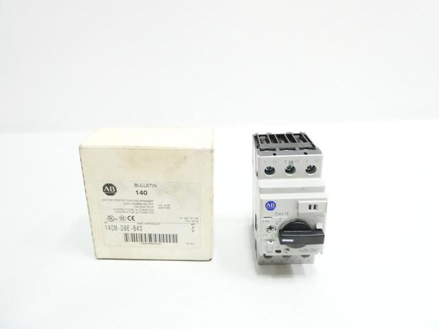 ALLEN BRADLEY 140M-D8E-B40 MANUAL STARTER 2.5-4A AMP 3HP