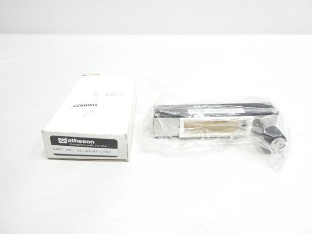 MATHESON J1-4A101-J703 VARIABLE AREA FLOW METER 0-0.5SLPM 1/4IN NPT