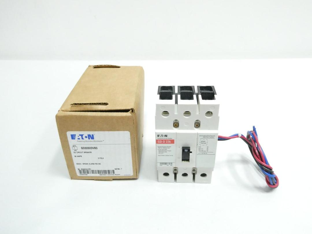 EATON Interruttore Industriale GD 22k 30 Ampere 3 Poli – Usato In Buone Condizioni (240/480V AC, 125/250V DC)