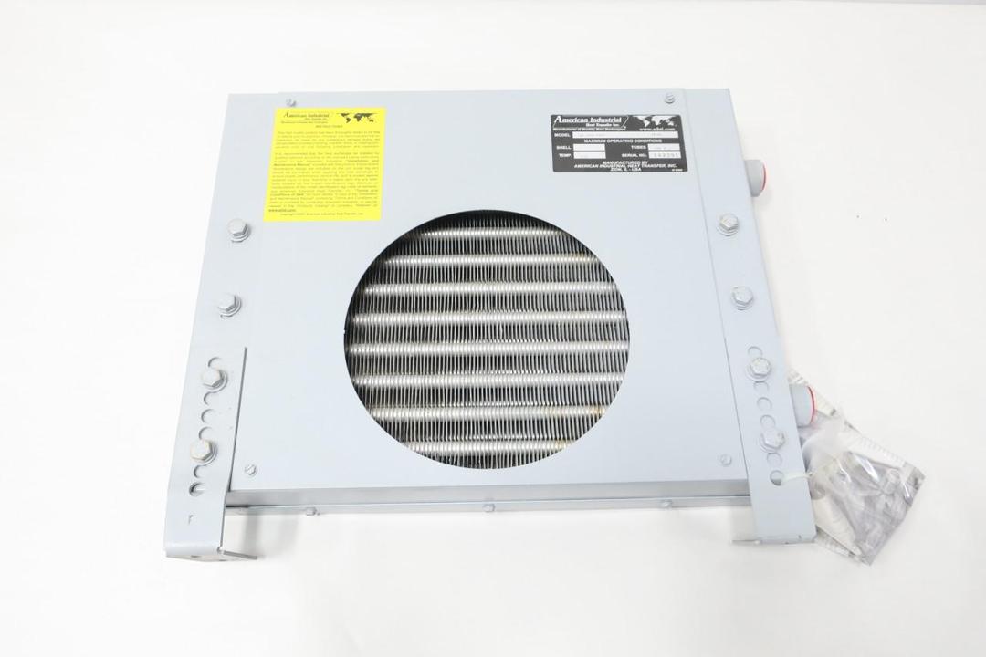 AMERICAN INDUSTRIAL BM-202-NPT AIR COOLED HEAT EXCHANGER 3/4IN NPT 300PSI 400F