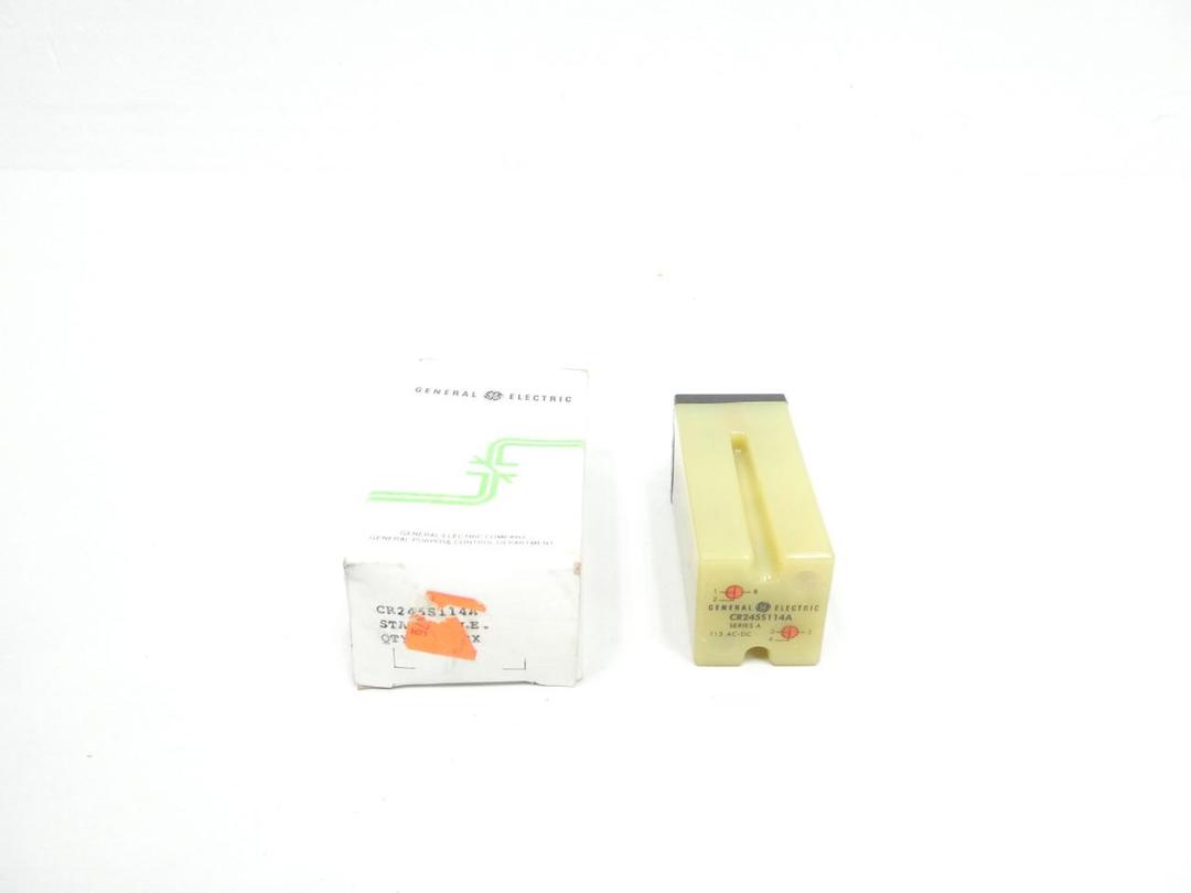 GENERAL ELECTRIC GE CR245S114A RELAY MODULE 115V-AC/DC