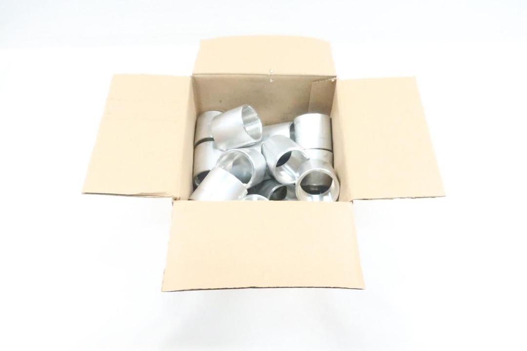 BOX OF 25 HENCO ALUMINUM PIPE COUPLING 1-1/2IN