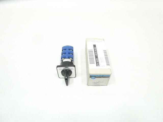KRAUS & NAIMER D10A CD3375-600 ROTARY CAM SWITCH 600V-AC