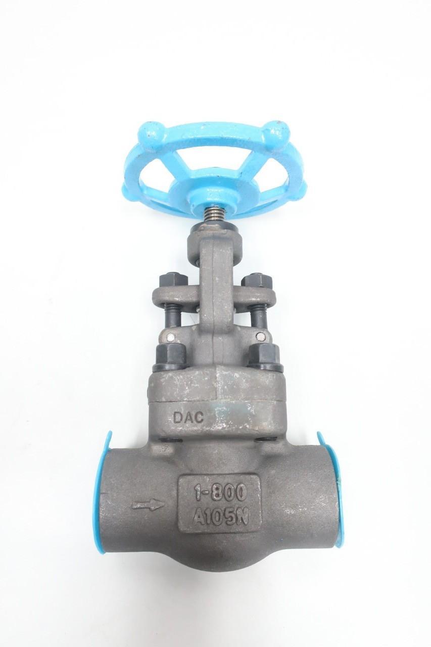SHARPE 44834 MANUAL STEEL GLOBE VALVE 1IN NPT 800