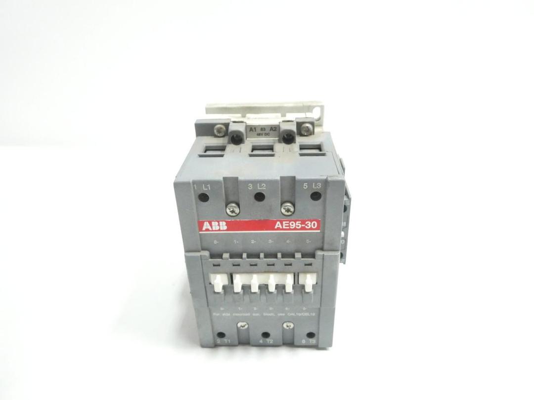 ABB AE95-30 AC CONTACTOR 48V-DC 125A AMP 60HP