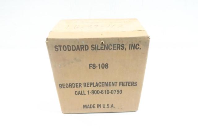 STODDARD SILENCERS F8-108 PNEUMATIC FILTER ELEMENT