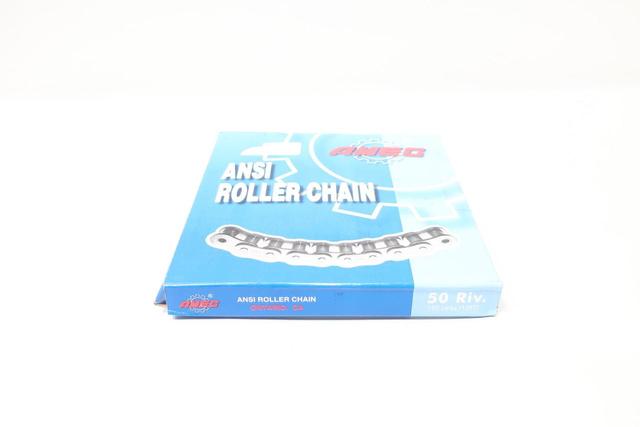 AMEC 50-1R SINGLE ROLLER CHAIN 10FT 5/8IN