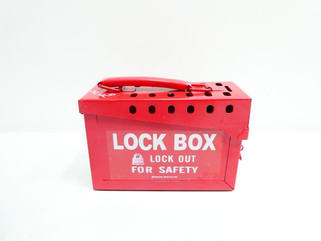 BRADY 51171 RED STEEL SAFETY LOCK BOX
