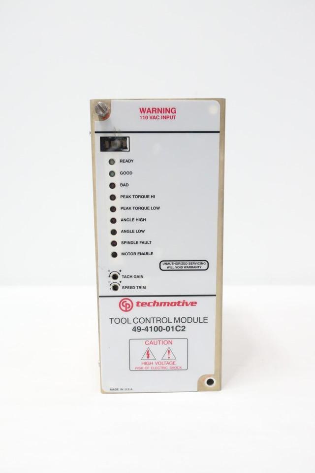 TECHMOTIVE TOOLS 49-4100-01C2 CONTROL MODULE 115V-AC 1PH