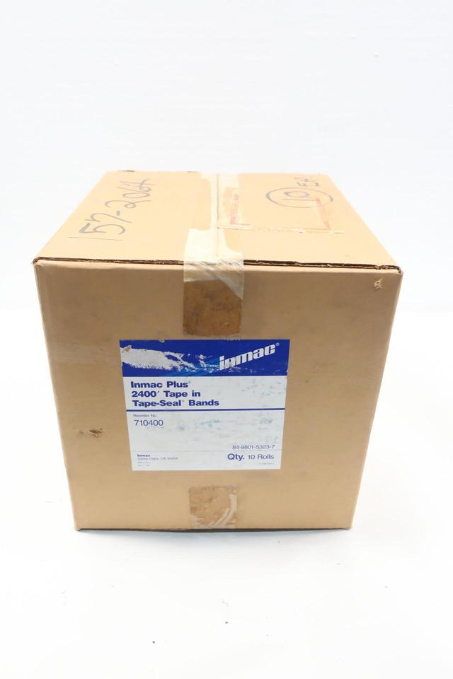 BOX OF 10 INMAC PLUS TAPE SEAL 710400  SEALING TAPE BAND 2400FT