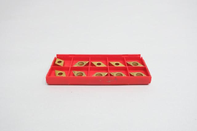 PACK OF 10 SANDVIK DCMT 11 T3 04-KF DCMT 3(2.5)1-KF CARBIDE INSERT