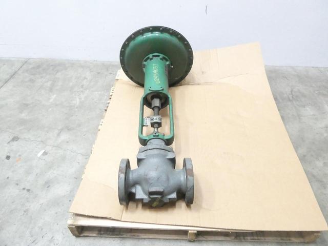 FISHER ET 667 SIZE 46 PNEUMATIC STEEL FLANGED CONTROL VALVE 2-1/2IN 300