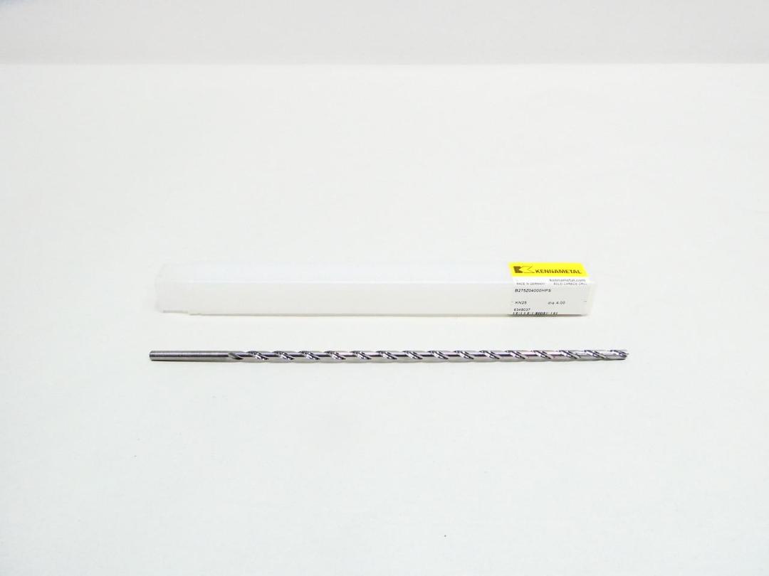 KENNAMETAL B275Z04000HPS KN25 SOLID CARBIDE DRILL 4MM