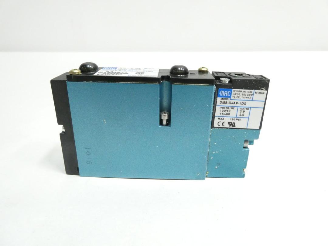 MAC 92B-AAB-BJD-DM-DJA4-1DG PNEUMATIC SOLENOID VALVE 120V-AC 120PSI