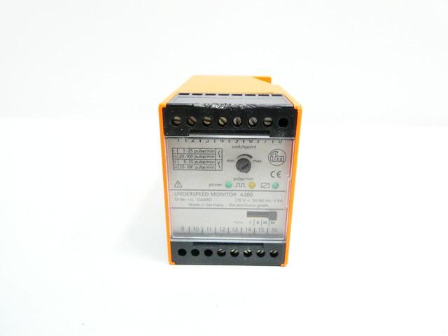 IFM ELECTRONIC DA0001 STANDSTILL MONITOR 230V-AC 24V-DC