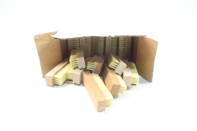 BOX OF 36 WEILER 44314 PLASTIC NAIL BRUSH 4-3/4IN X 1-1/2IN