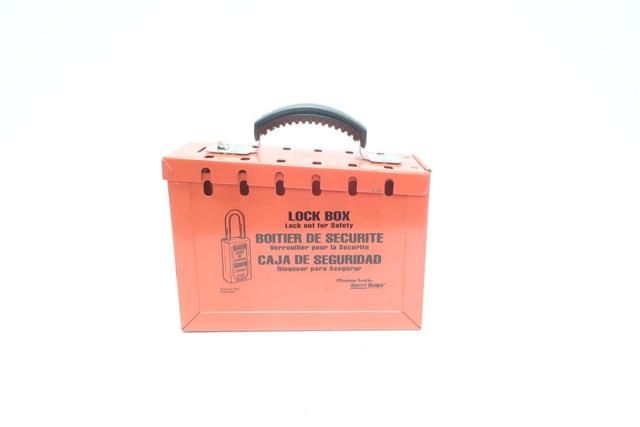 MASTER LOCK 0498-05000 RED SAFETY LOCK OUT BOX
