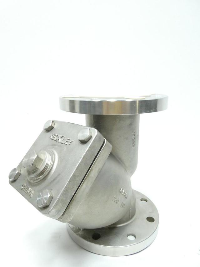 KECKLEY SSA-7 STAINLESS FLANGED Y-STRAINER 4IN 150