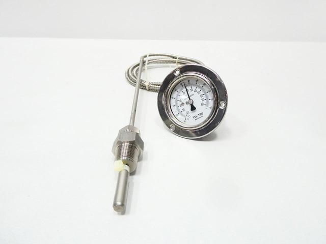 TEL-TRU RT2510A7LAF605B BIMETAL THERMOMETER 2IN 12IN -40-180F 1/2IN NPT