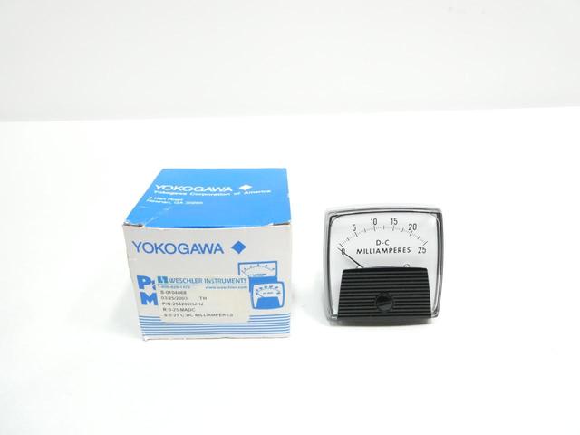 YOKOGAWA 254200HJHJ AMMETER 0-25MA