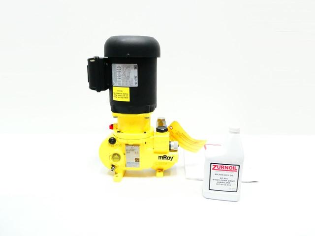 MILTON ROY MRA11E15B1APPNNNNY METERING PUMP 5.1GPH 925PSI 230/460V-AC