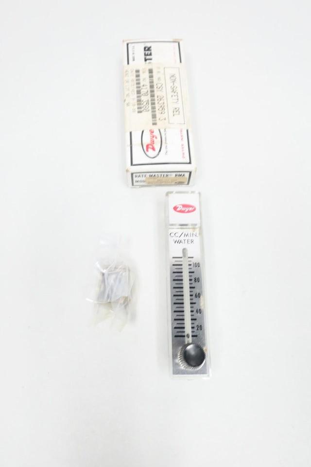 DWYER RMA-33-SSV RATE-MASTER VARIABLE AREA FLOW METER 10-110CC/MIN 1/8IN NPT