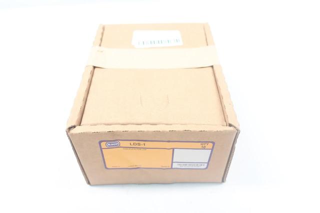 BOX OF 10 ILSCO LDS-1 POWER DISTRIBUTION BLOCK SIDE PLATE