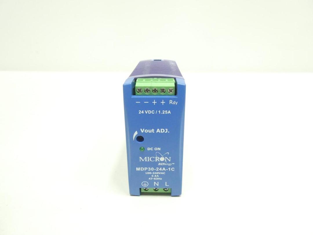 MICRON MDP30-24A-1C POWER SUPPLY 100-240V-AC 24V-DC 30W