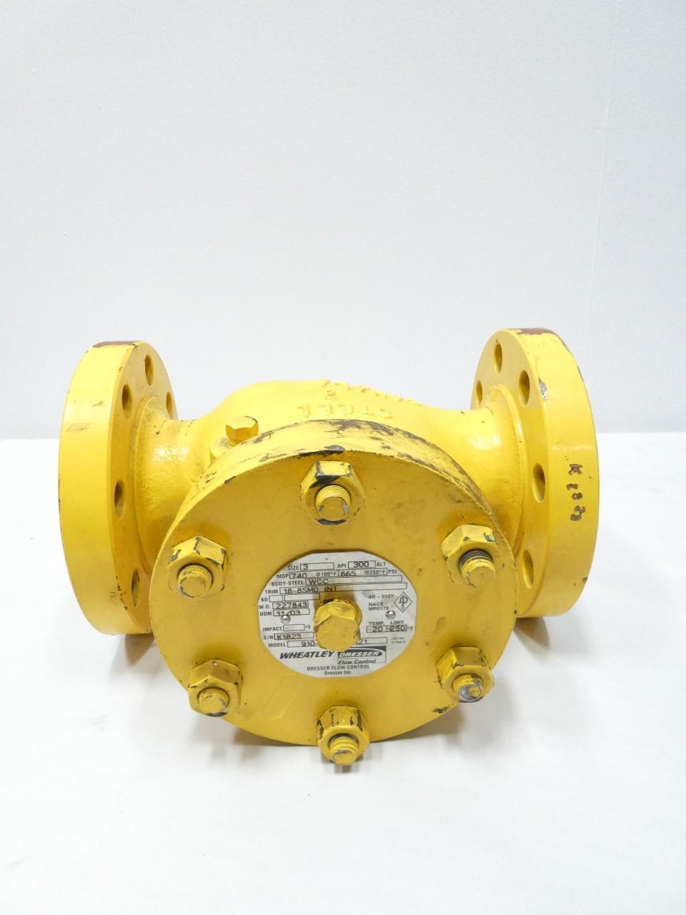 WHEATLEY 910-035072-121 STEEL FLANGED CHECK VALVE 3IN